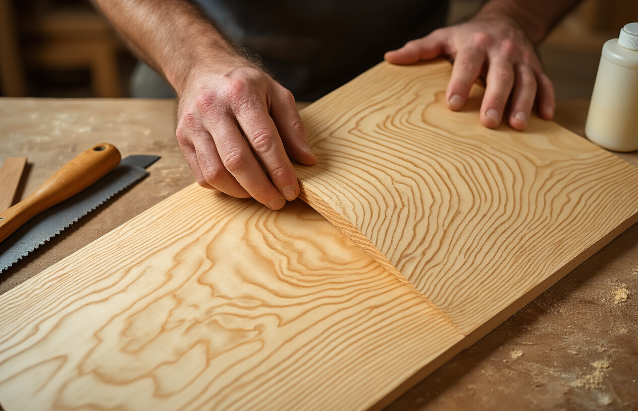 Working with Natural Figured Sycamore Veneer
