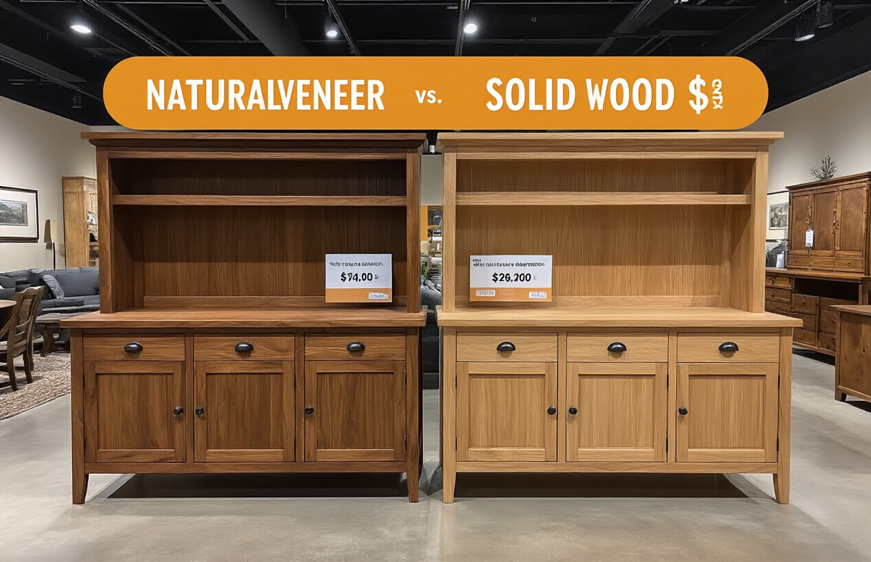 Cost Comparison: Natural Veneer vs. Solid Wood